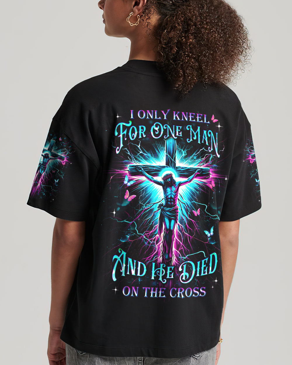 I Only Kneel For One Man Women's All Over Print Shirt - Yhdu0904244