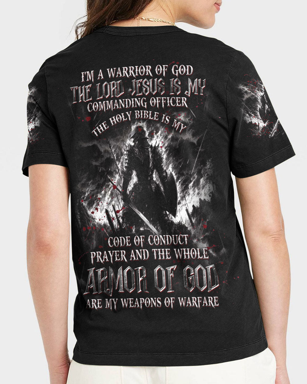 I'm A Warrior Of God Women's All Over Print Shirt - Yhdu0912241