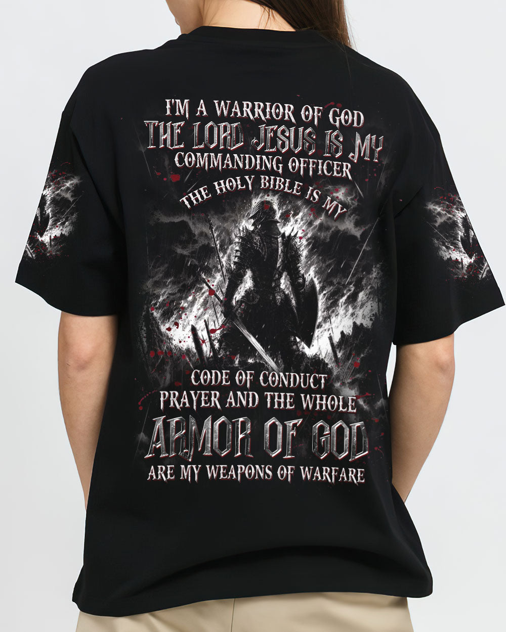 I'm A Warrior Of God Women's All Over Print Shirt - Yhdu0912241