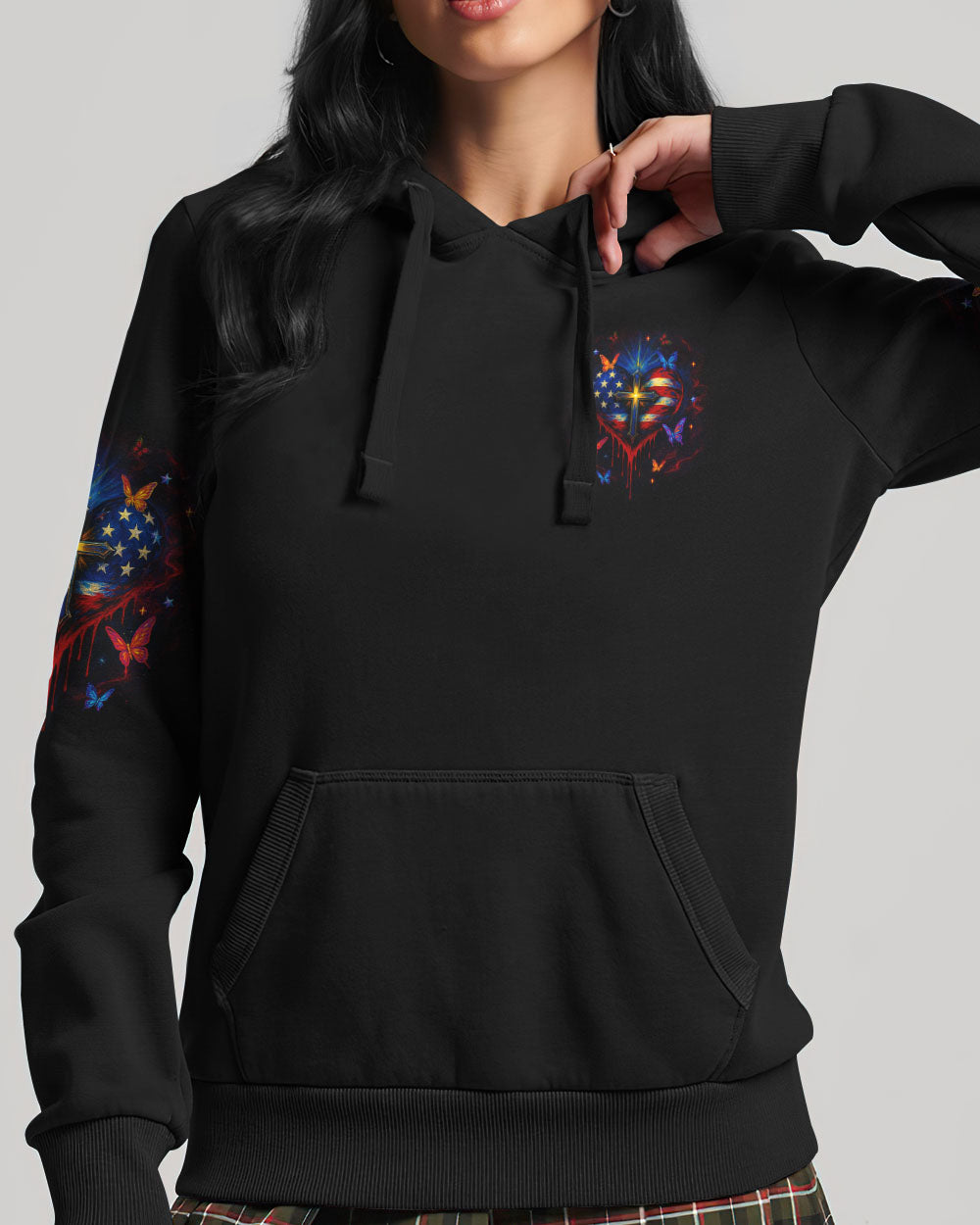 One Nation Under God Warrior Women's All Over Print Shirt - Yhdu1006253