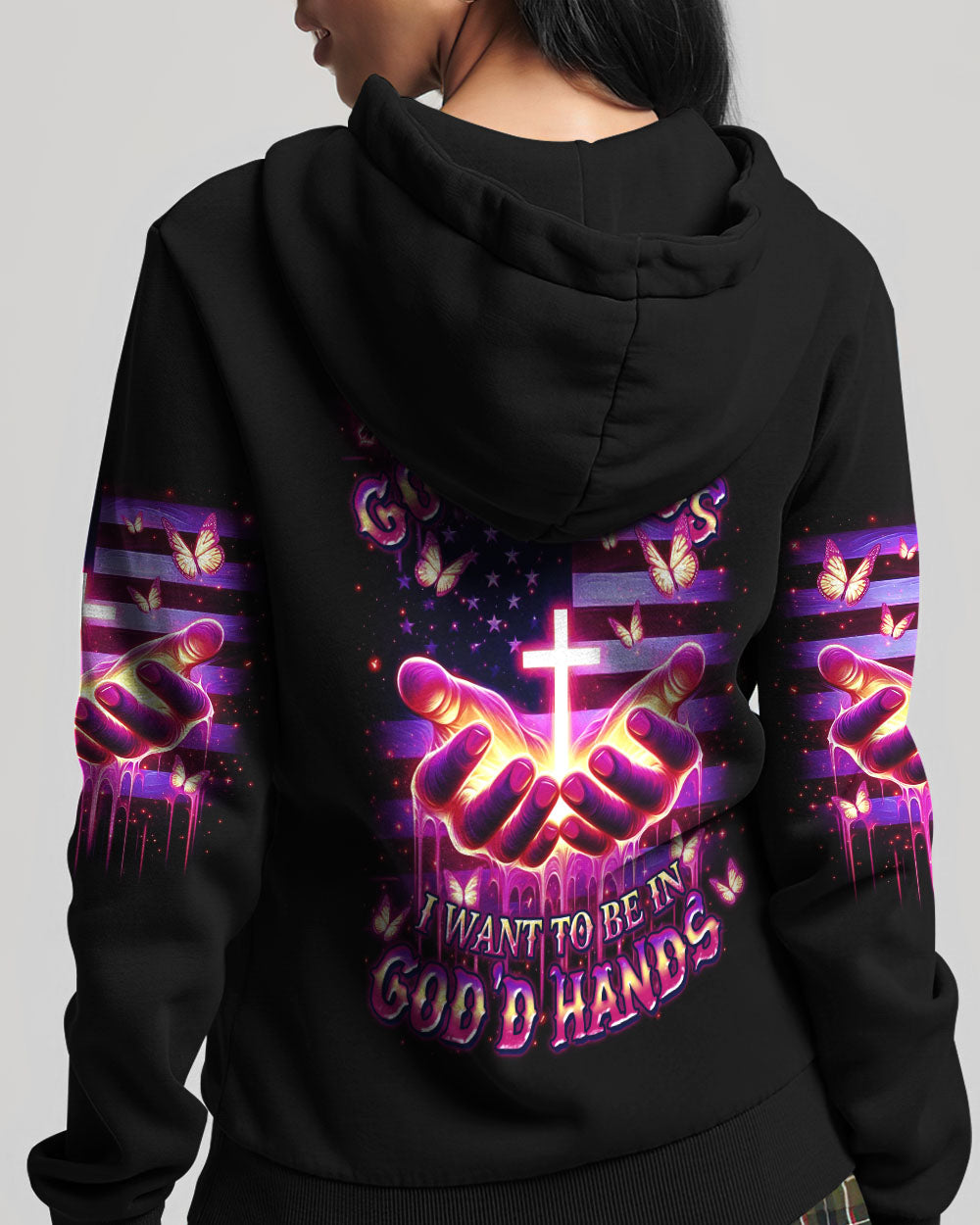 I Want To Be In God's Hands Women's All Over Print Shirt - Yhdu1012242