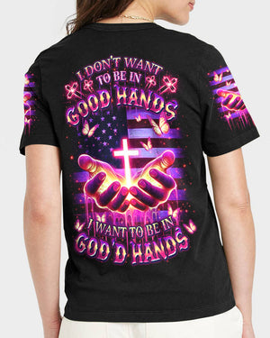 I Want To Be In God's Hands Women's All Over Print Shirt - Yhdu1012242