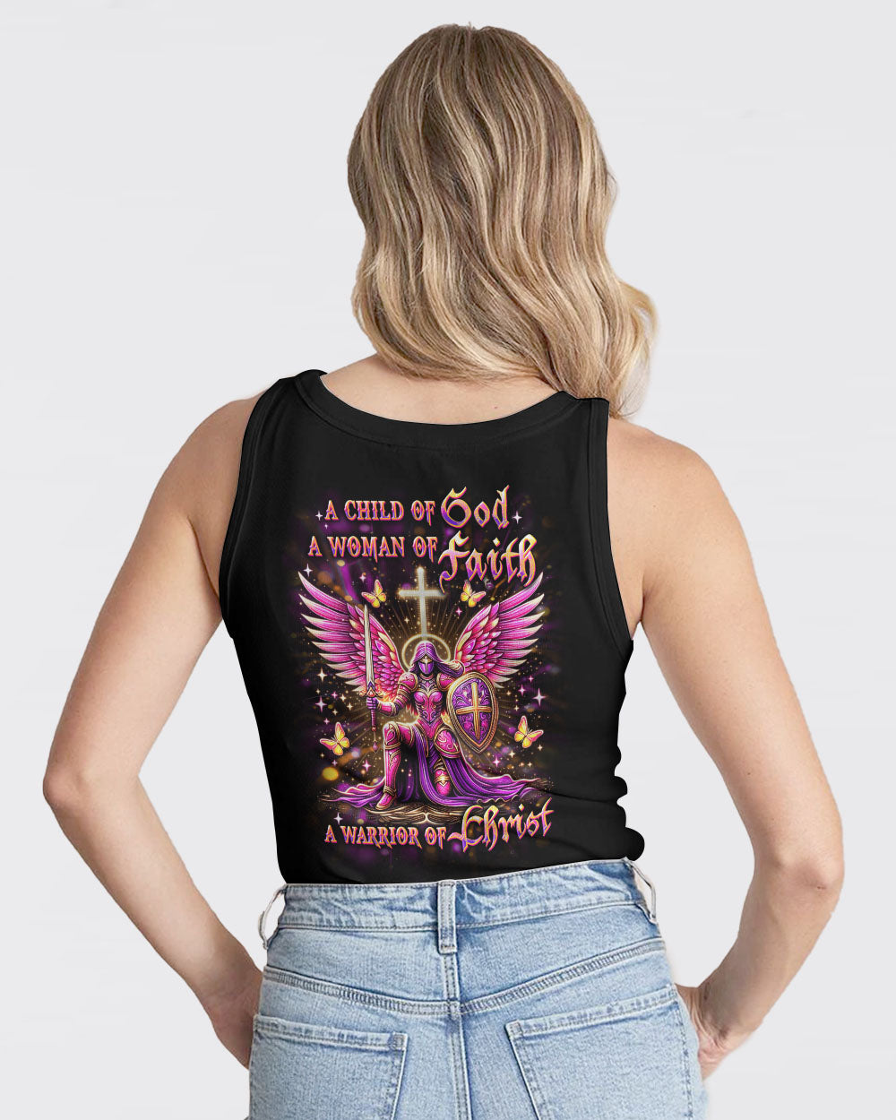 A Child Of God A Woman Of Faith Women's All Over Print Shirt - Yhdu1103253