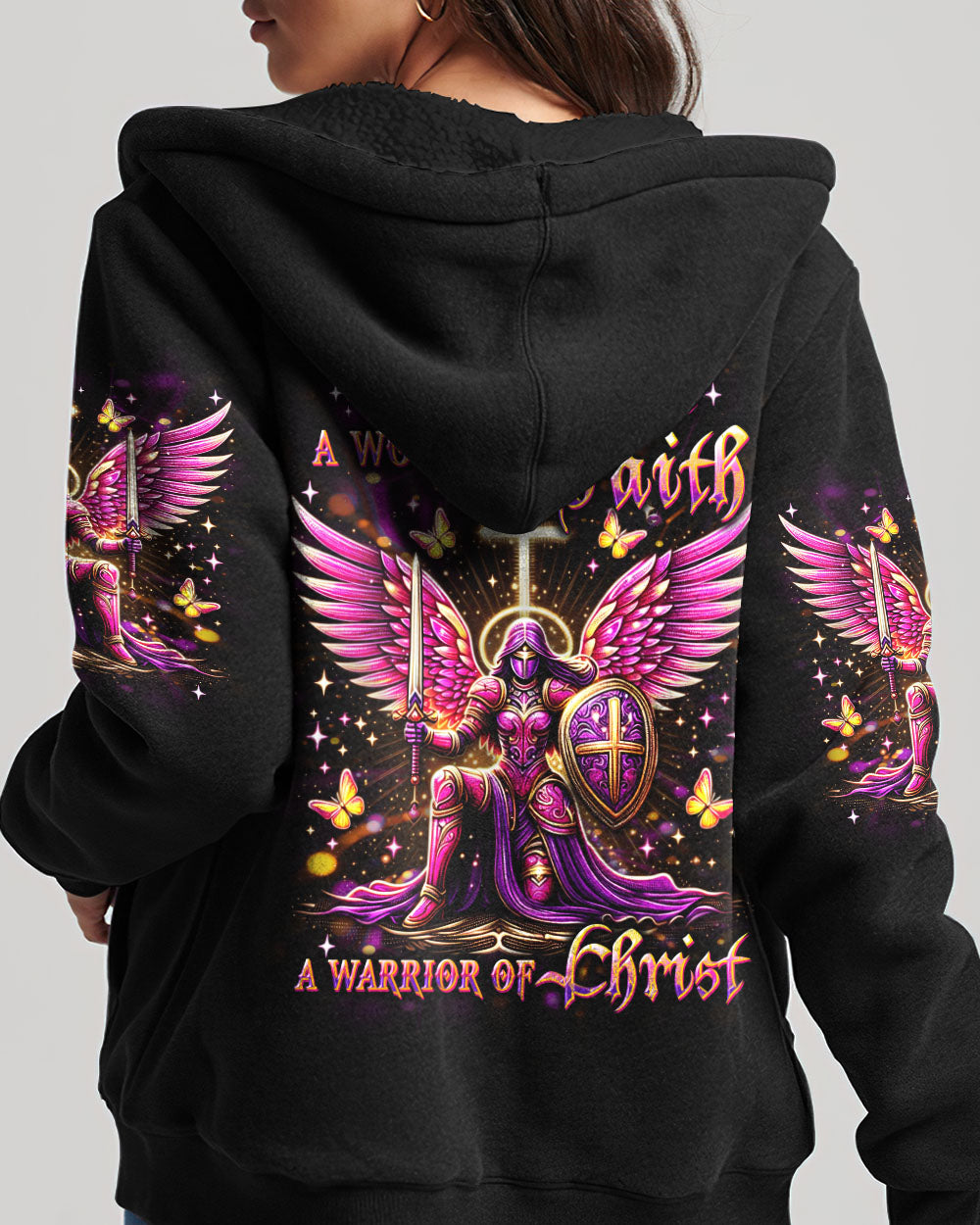 A Child Of God A Woman Of Faith Women's All Over Print Shirt - Yhdu1103253