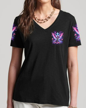 A Child Of God A Woman Of Faith Women's All Over Print Shirt - Yhdu1112242