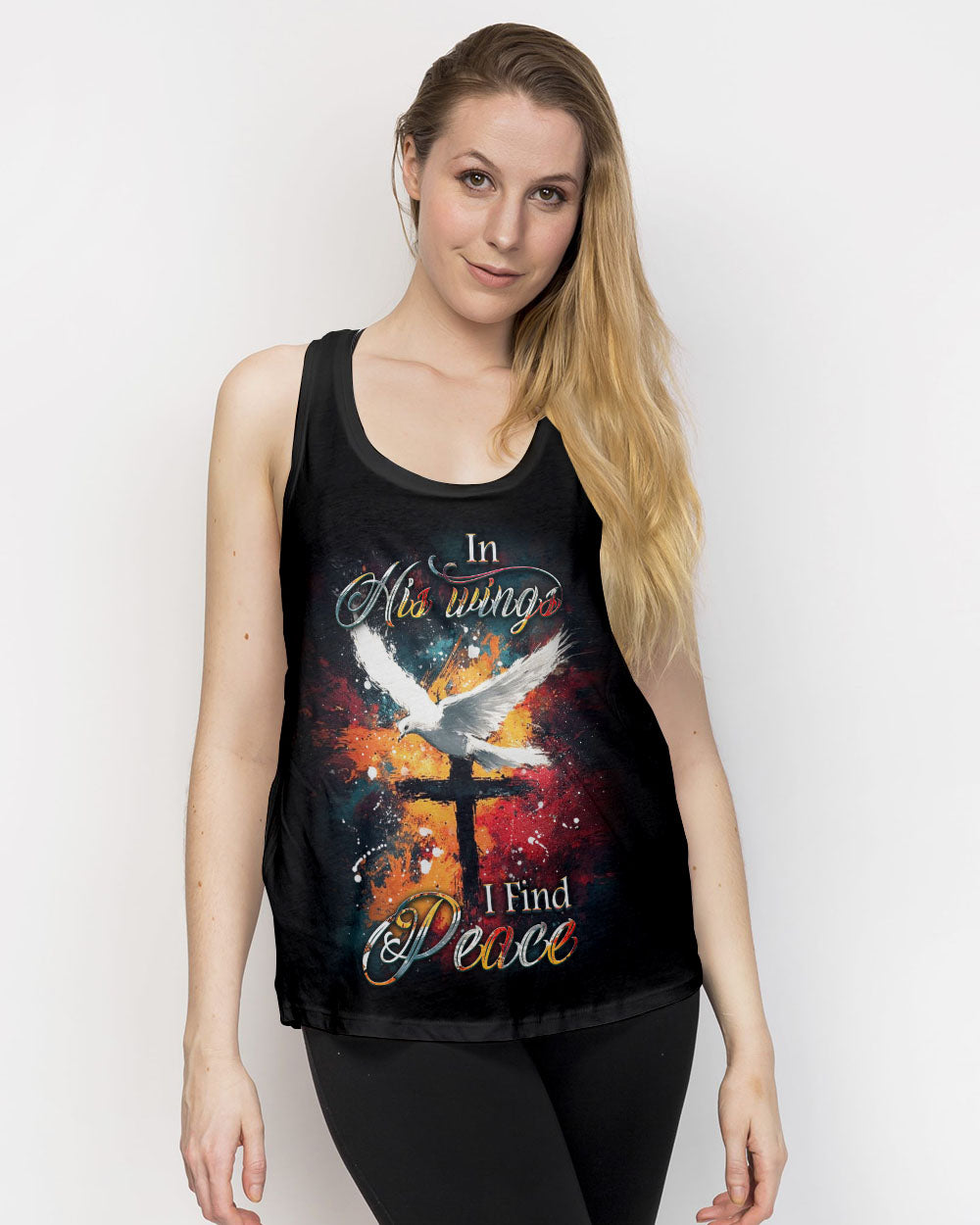 In His Wings I Find Peace Women's All Over Print Shirt - Yhdu1202253