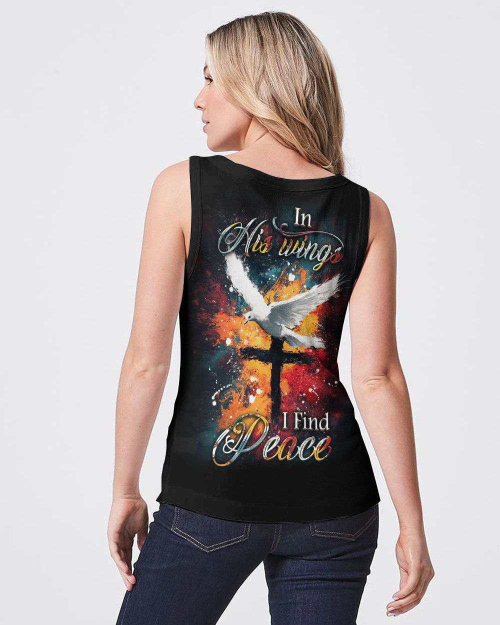 In His Wings I Find Peace Women's All Over Print Shirt - Yhdu1202253