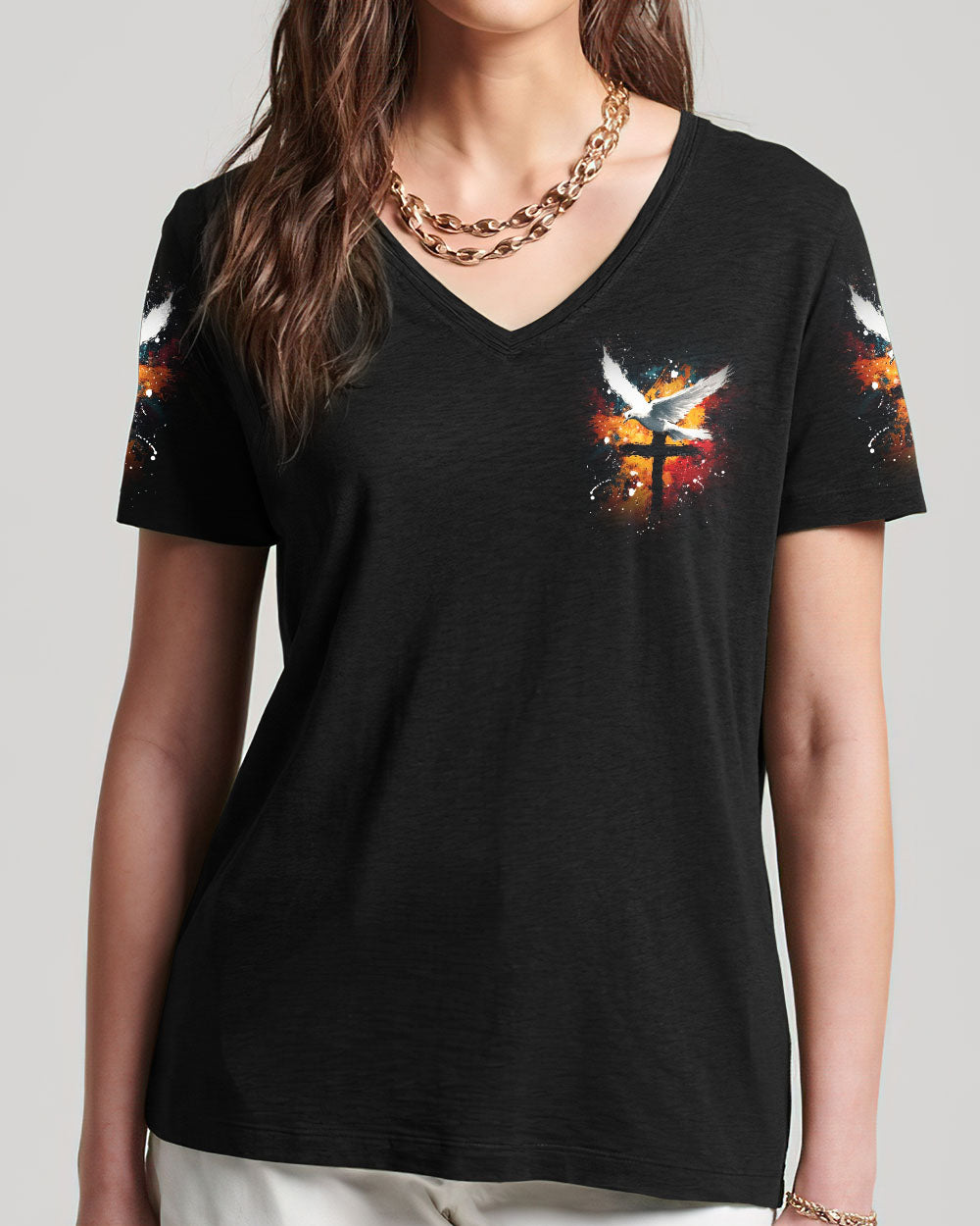 In His Wings I Find Peace Women's All Over Print Shirt - Yhdu1202253