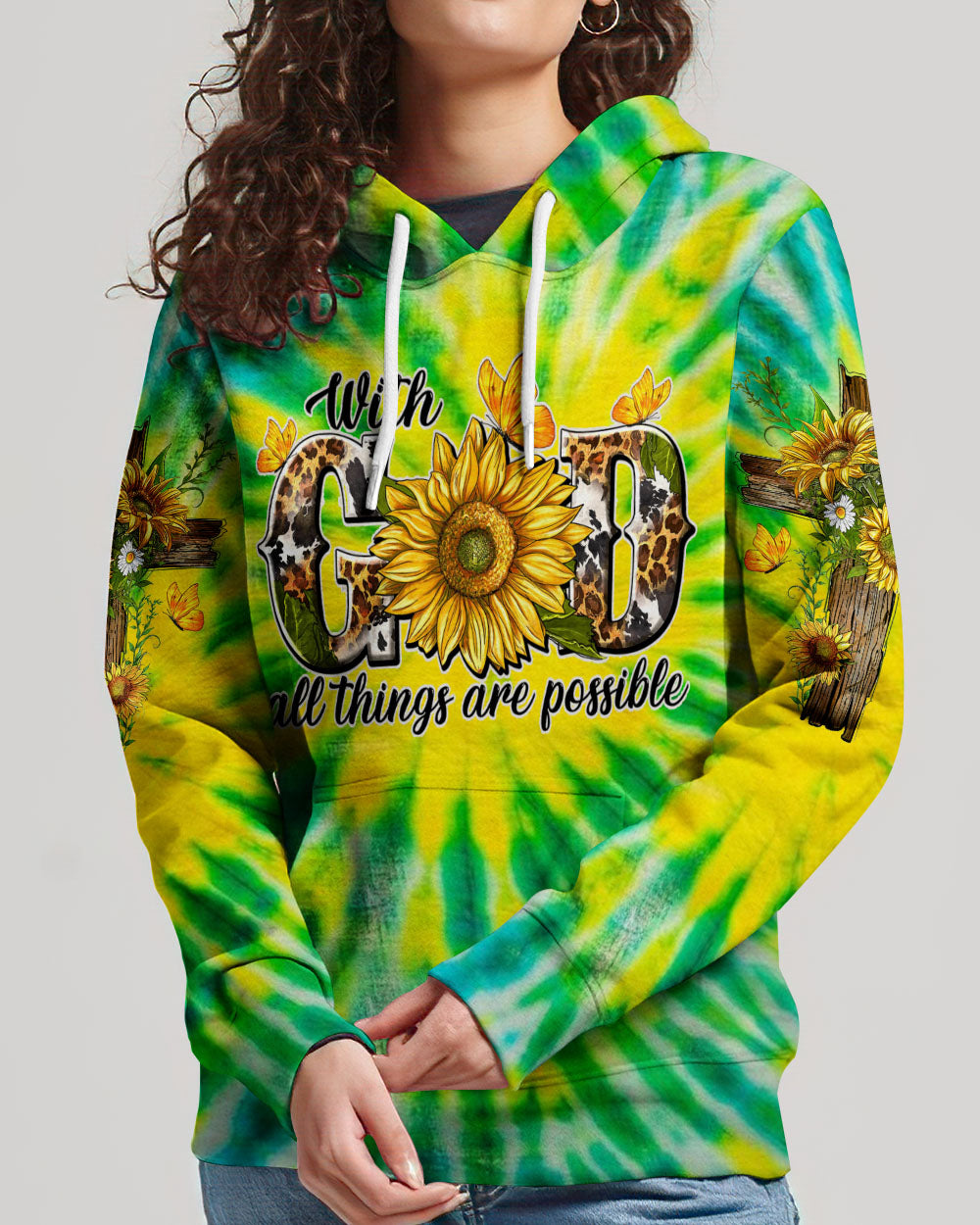 With God All Things Are Possible Women's All Over Print Shirt - Yhdu1206241