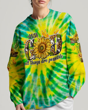 With God All Things Are Possible Women's All Over Print Shirt - Yhdu1206241