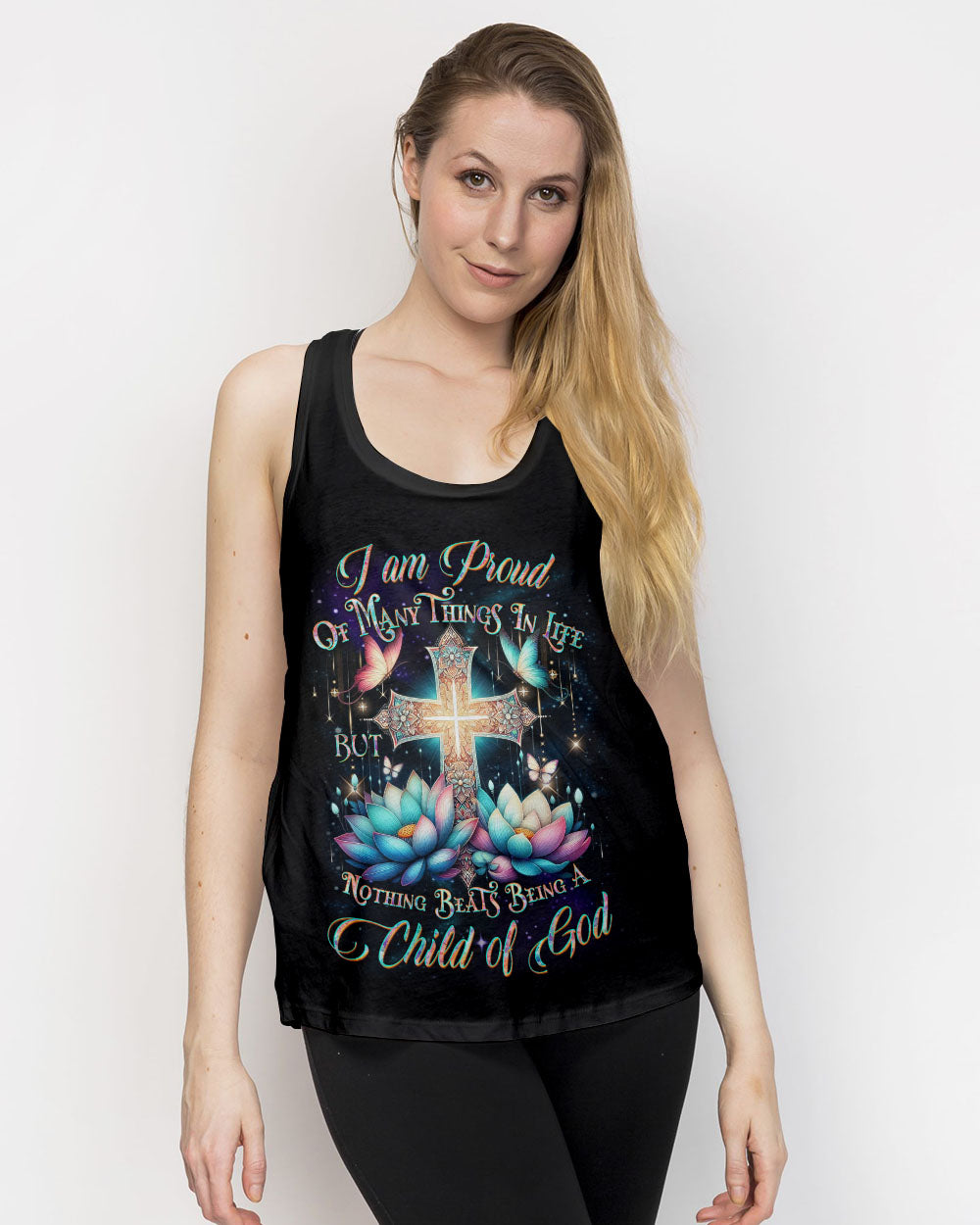 I Am Proud Of Being Child Of God Women's All Over Print Shirt - Yhdu1212233