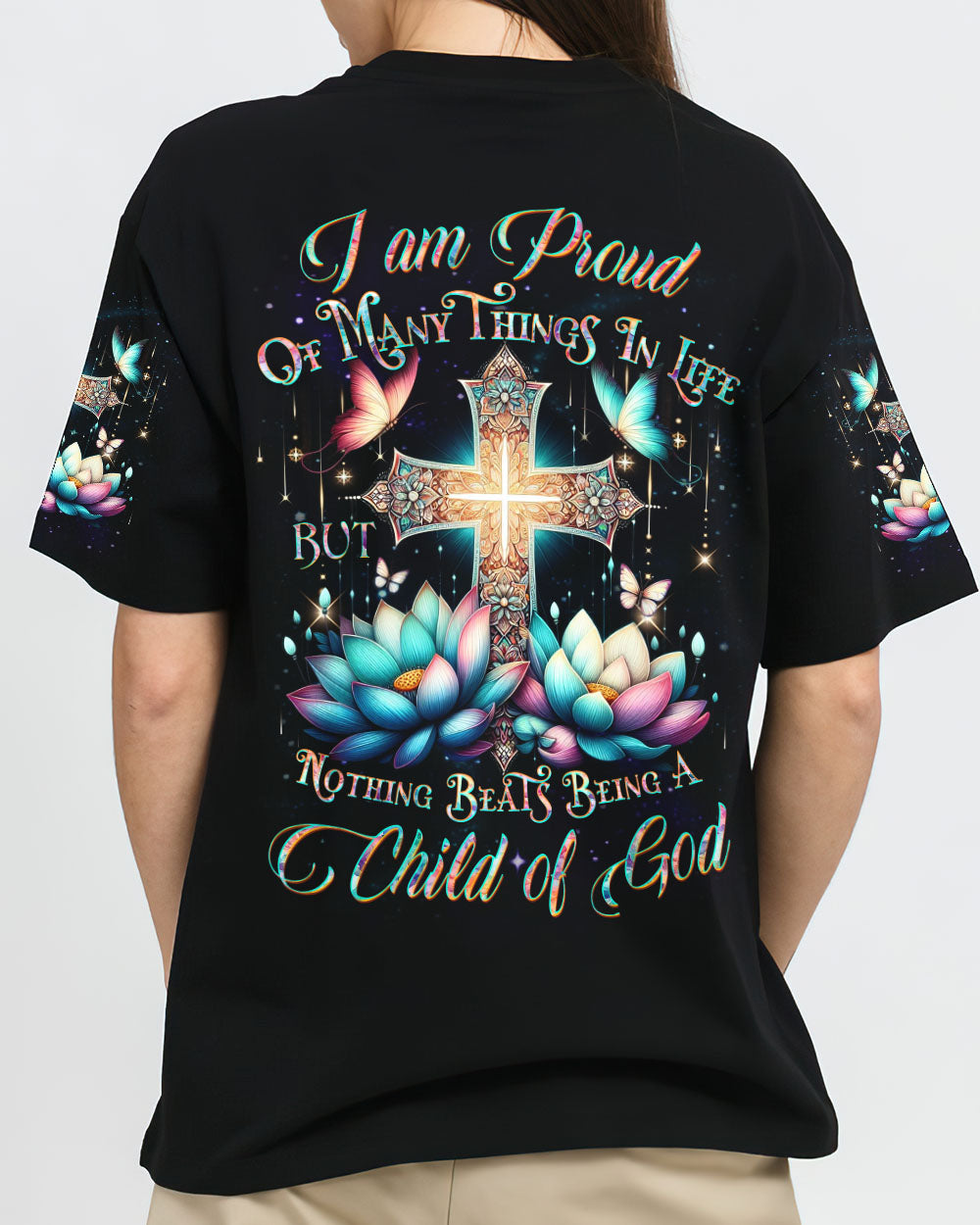 I Am Proud Of Being Child Of God Women's All Over Print Shirt - Yhdu1212233