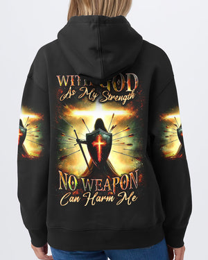 With God As My Strength Women's All Over Print Shirt - Yhdu1302253
