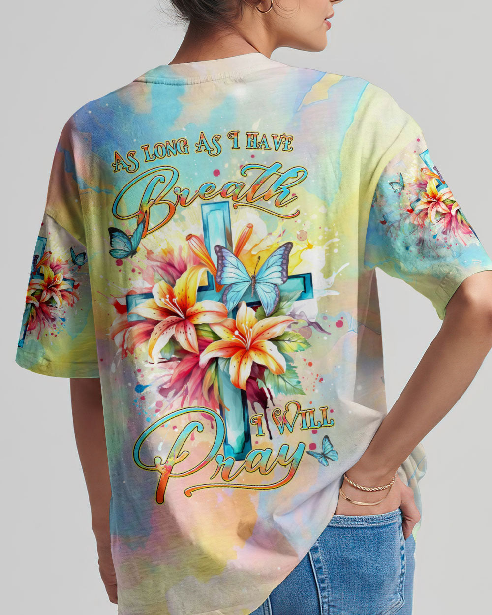 As Long As I Have Breath Women's All Over Print Shirt - Yhdu1311232