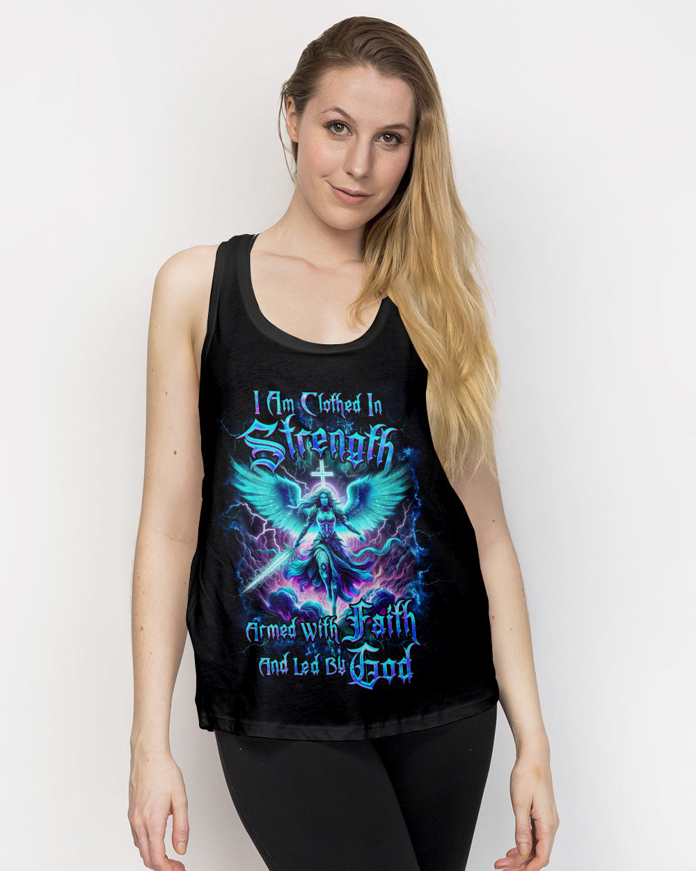 I Am Clothed In Strength Women's All Over Print Shirt - Yhdu1402252