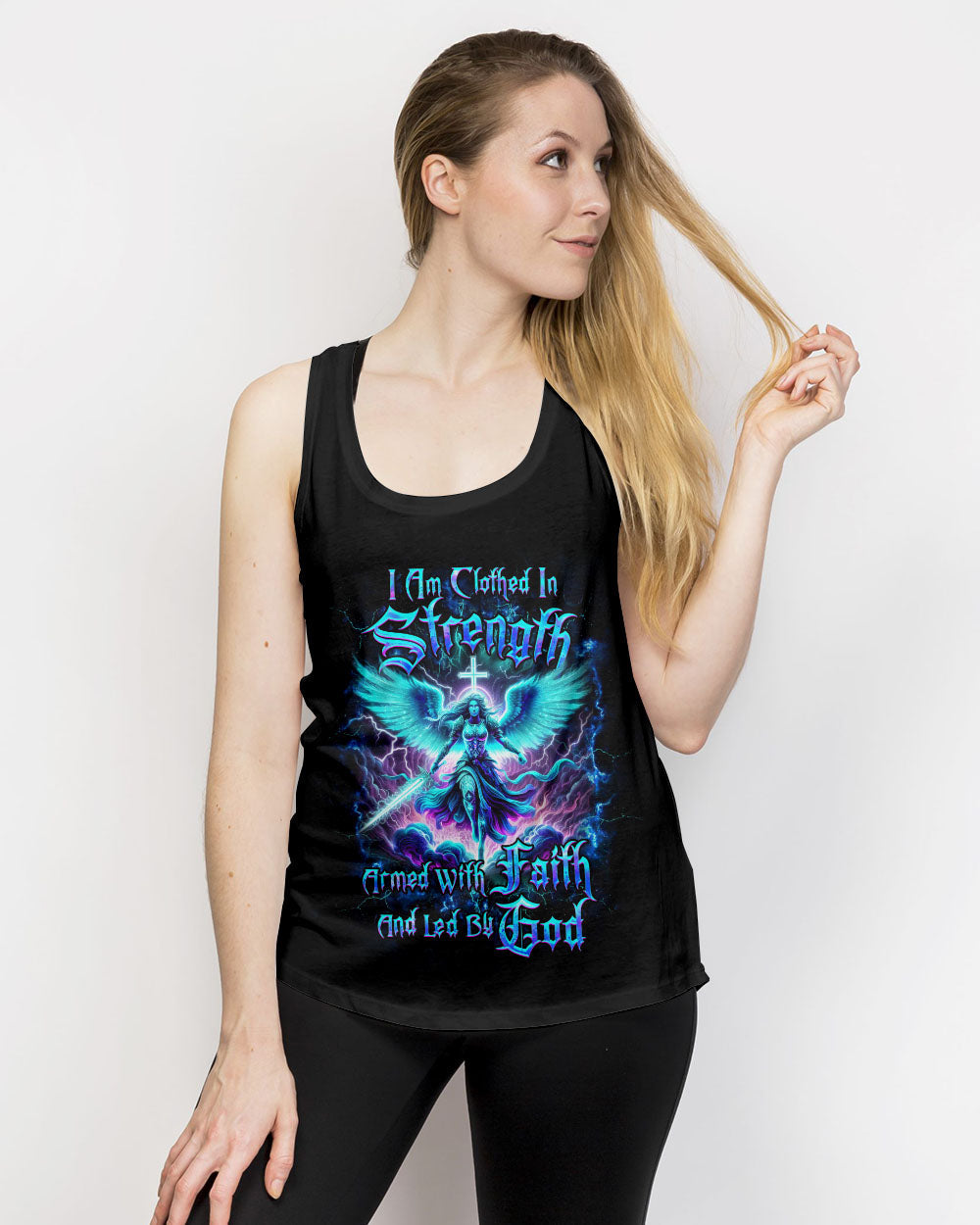 I Am Clothed In Strength Women's All Over Print Shirt - Yhdu1402252