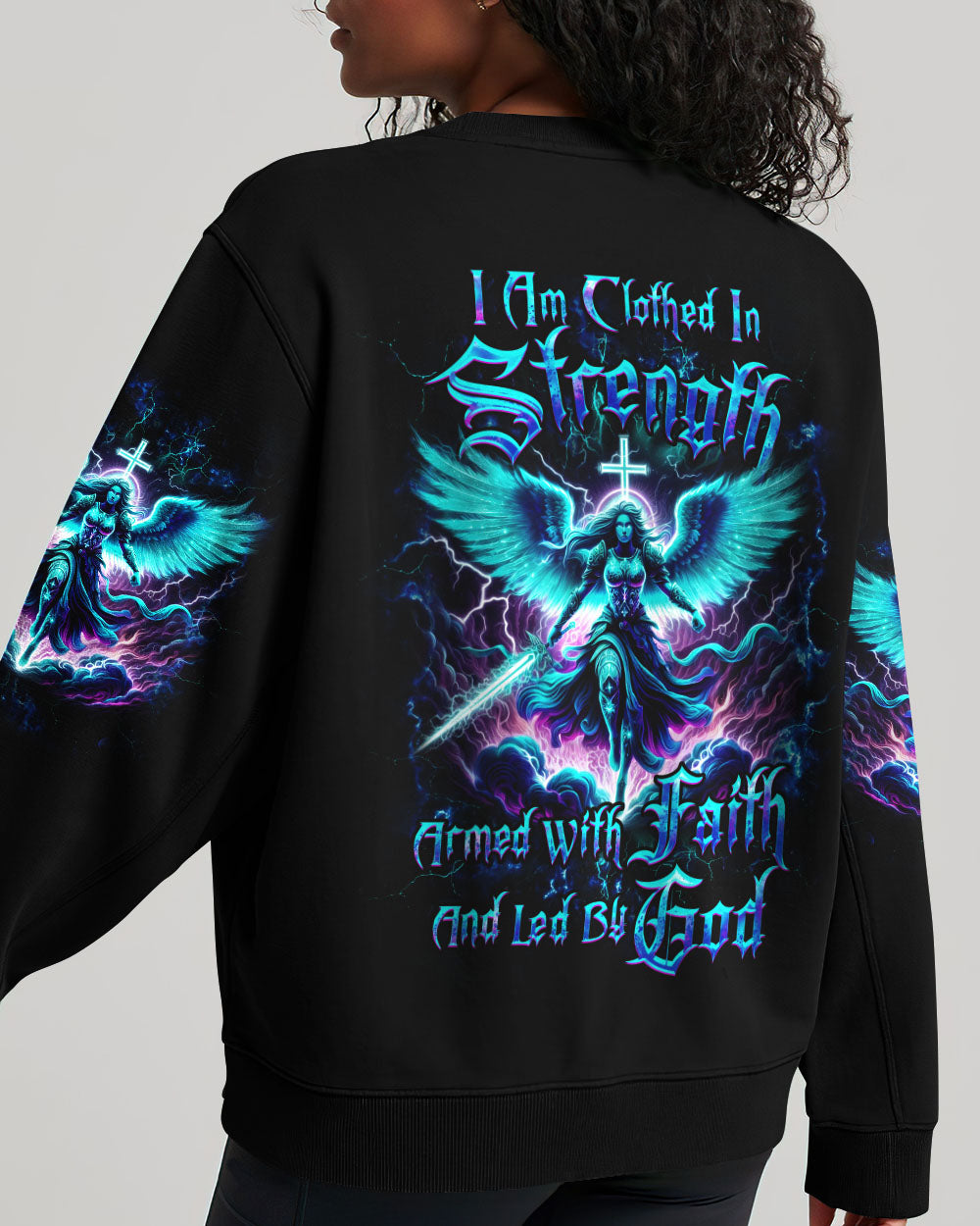 I Am Clothed In Strength Women's All Over Print Shirt - Yhdu1402252