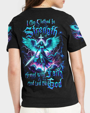 I Am Clothed In Strength Women's All Over Print Shirt - Yhdu1402252