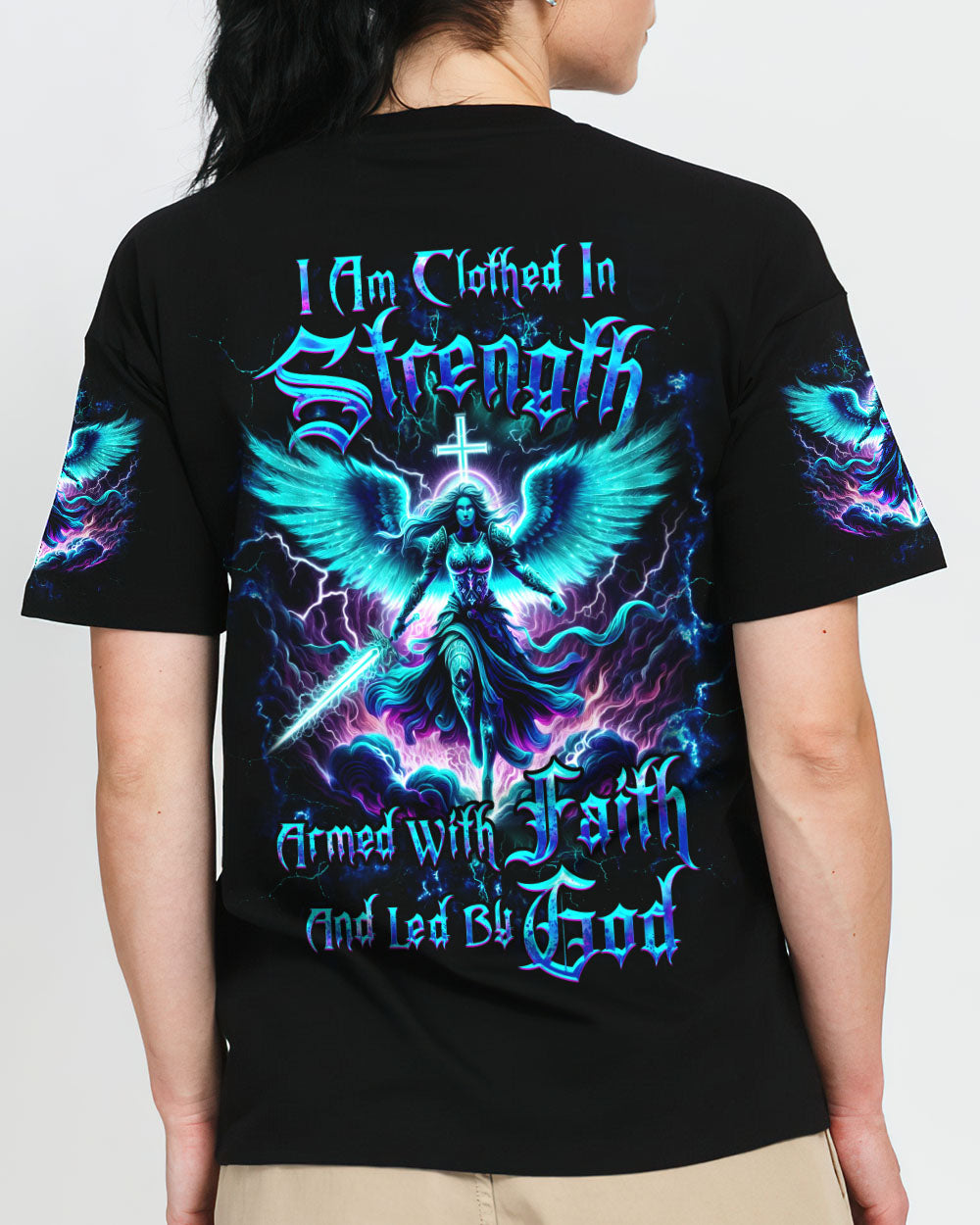 I Am Clothed In Strength Women's All Over Print Shirt - Yhdu1402252