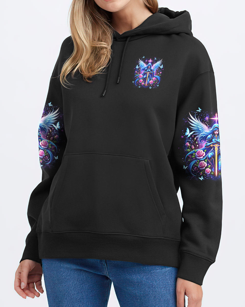 She Never Goes To Battle  Alone Women's All Over Print Shirt - Yhdu1501251