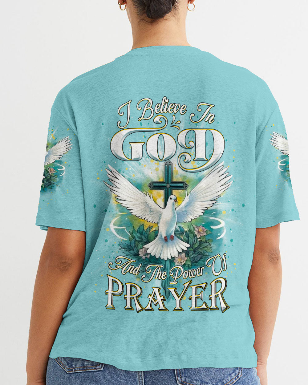 I Believe In God Women's All Over Print Shirt - Yhdu1607244