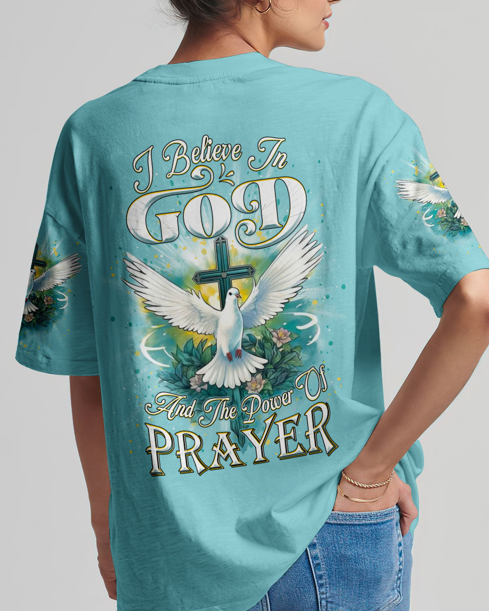 I Believe In God Women's All Over Print Shirt - Yhdu1607244