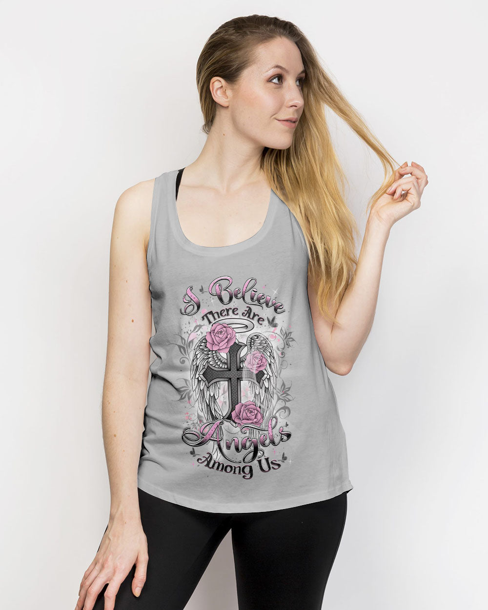 I Believe There Are Angels Among Us Women's All Over Print Shirt - Yhdu1609243