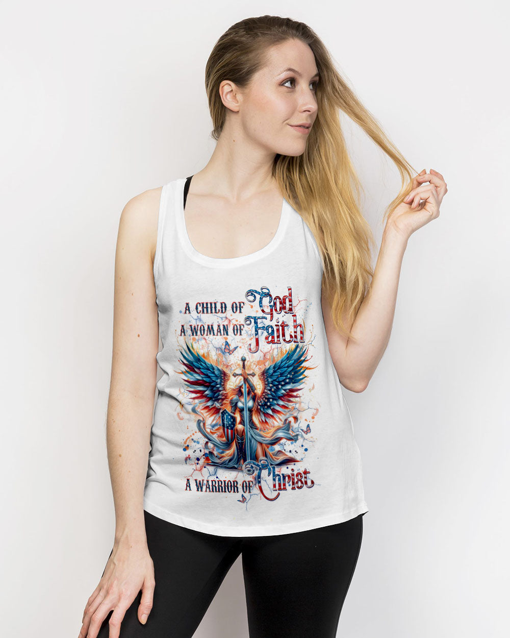 A Child Of God A Woman Of Faith Women's All Over Print Shirt - Yhdu1610242