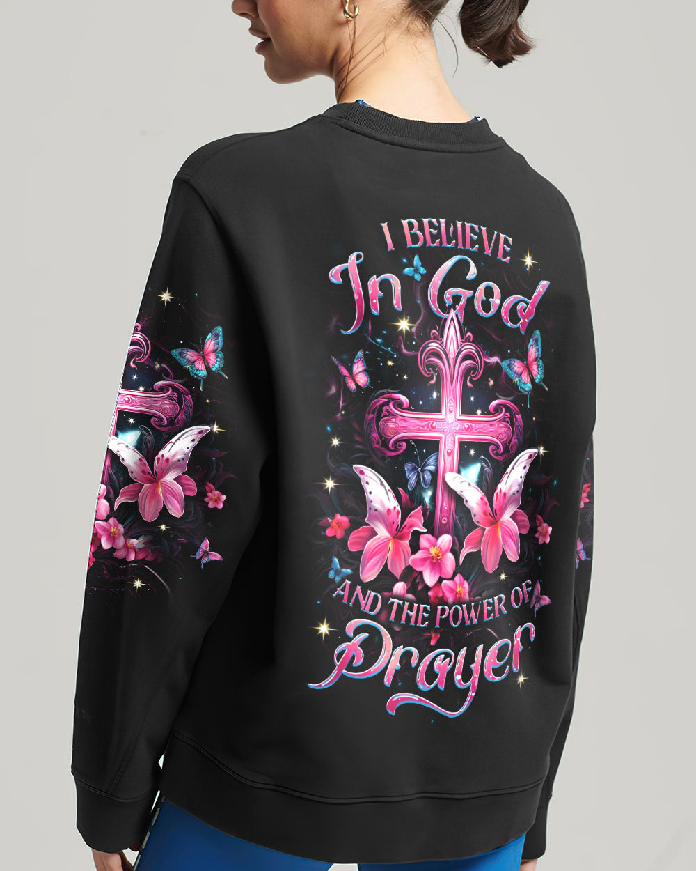 I Believe In God Women's All Over Print Shirt - Yhdu1701242