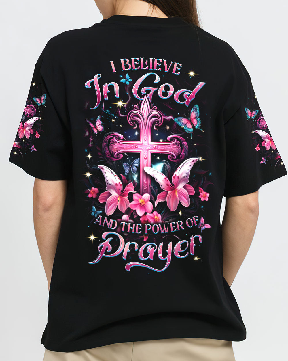 I Believe In God Women's All Over Print Shirt - Yhdu1701242