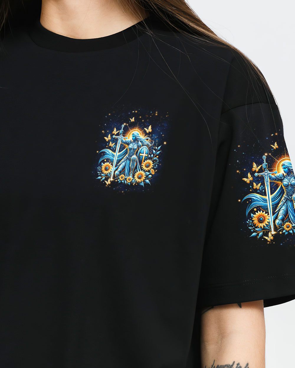 Don't Mess With A Praying Woman Woman's All Over Print Shirt - Yhdu1701253