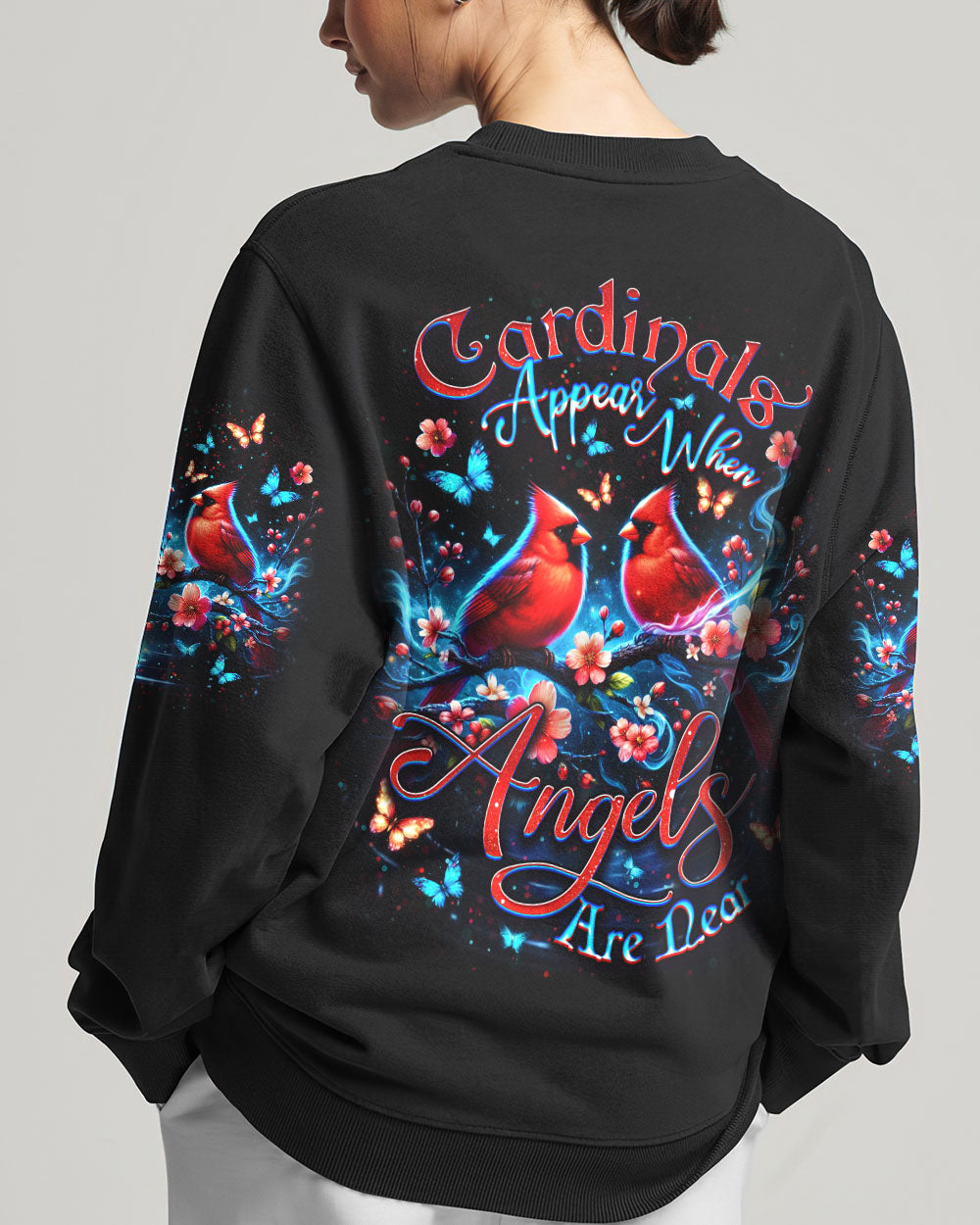 Cardinals Appear When Angels Are Near Women's All Over Print Shirt - Yhdu1703254