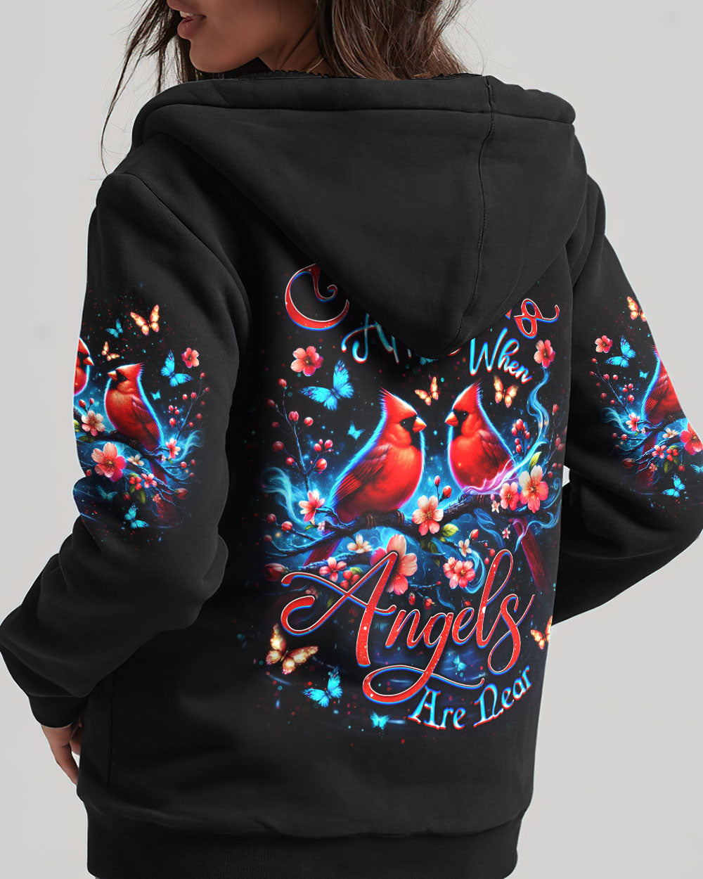Cardinals Appear When Angels Are Near Women's All Over Print Shirt - Yhdu1703254