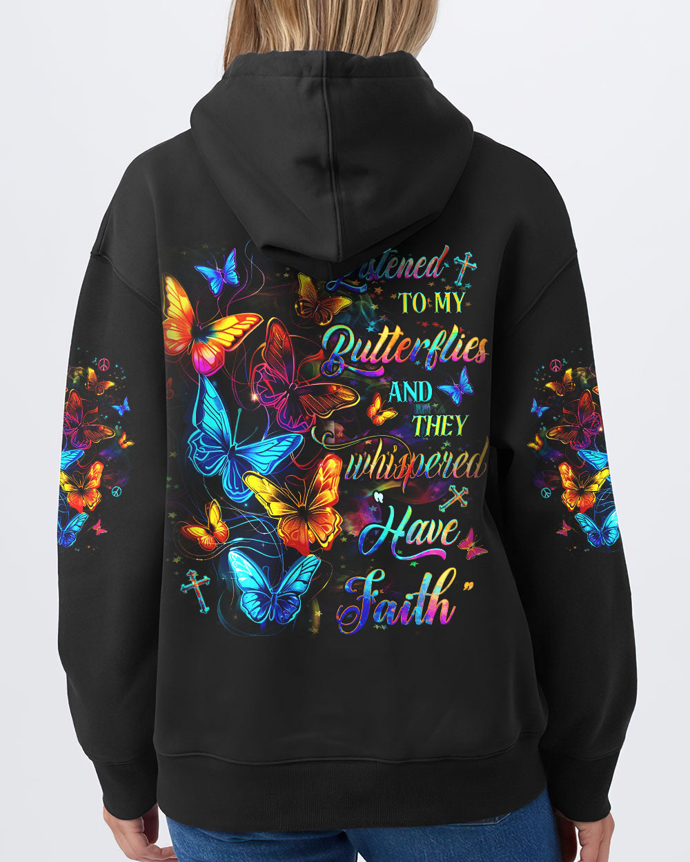 I Listened To My Butterflies Women's All Over Print Shirt - Yhdu1802251
