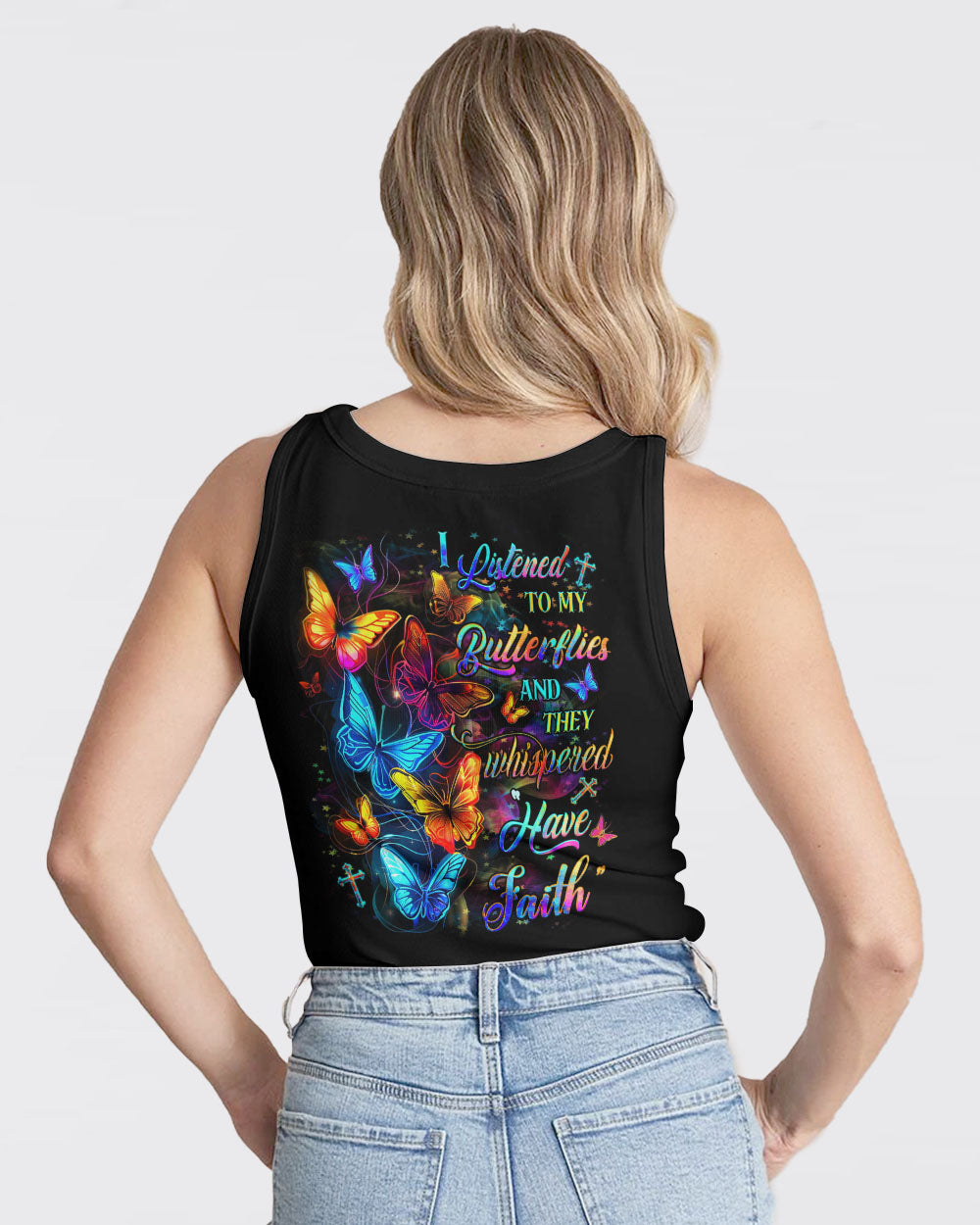 I Listened To My Butterflies Women's All Over Print Shirt - Yhdu1802251