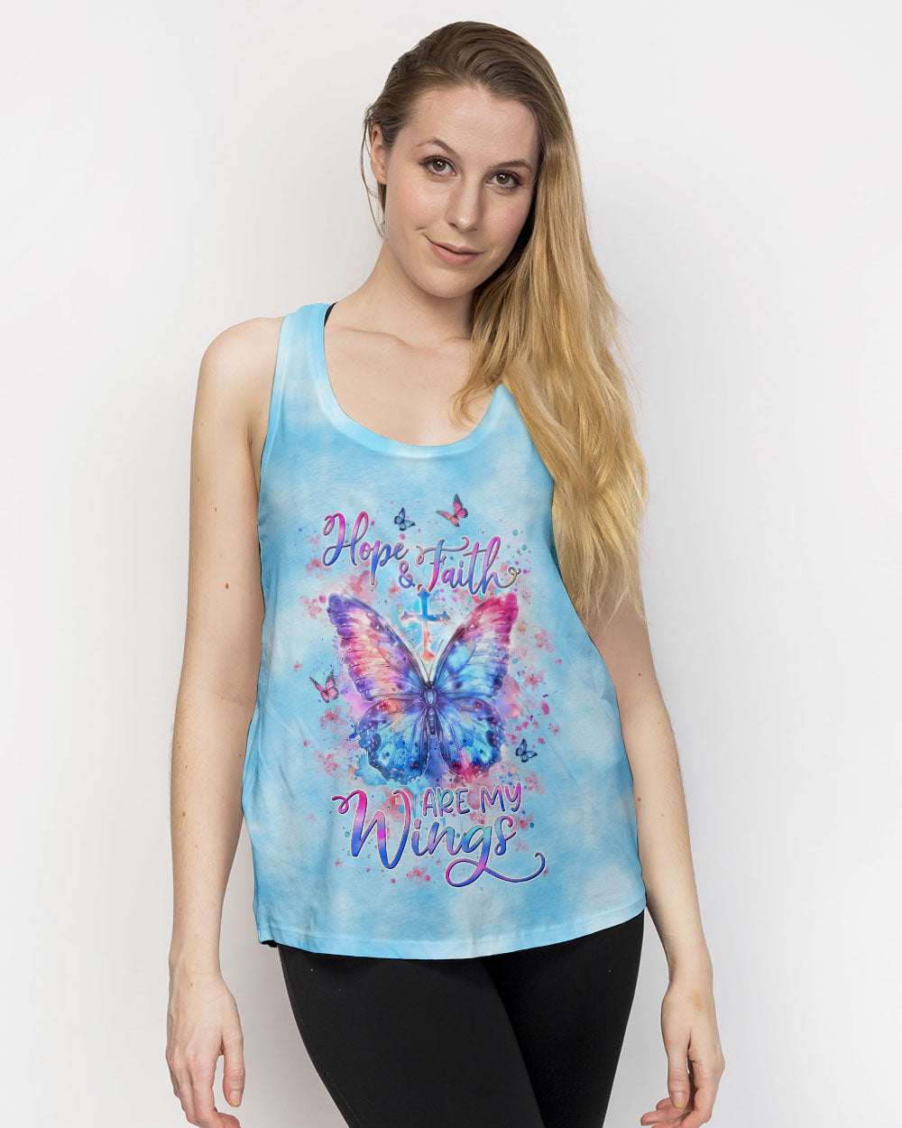 Hope And Faith Are My Wings Women's All Over Print Shirt - Yhdu1803245