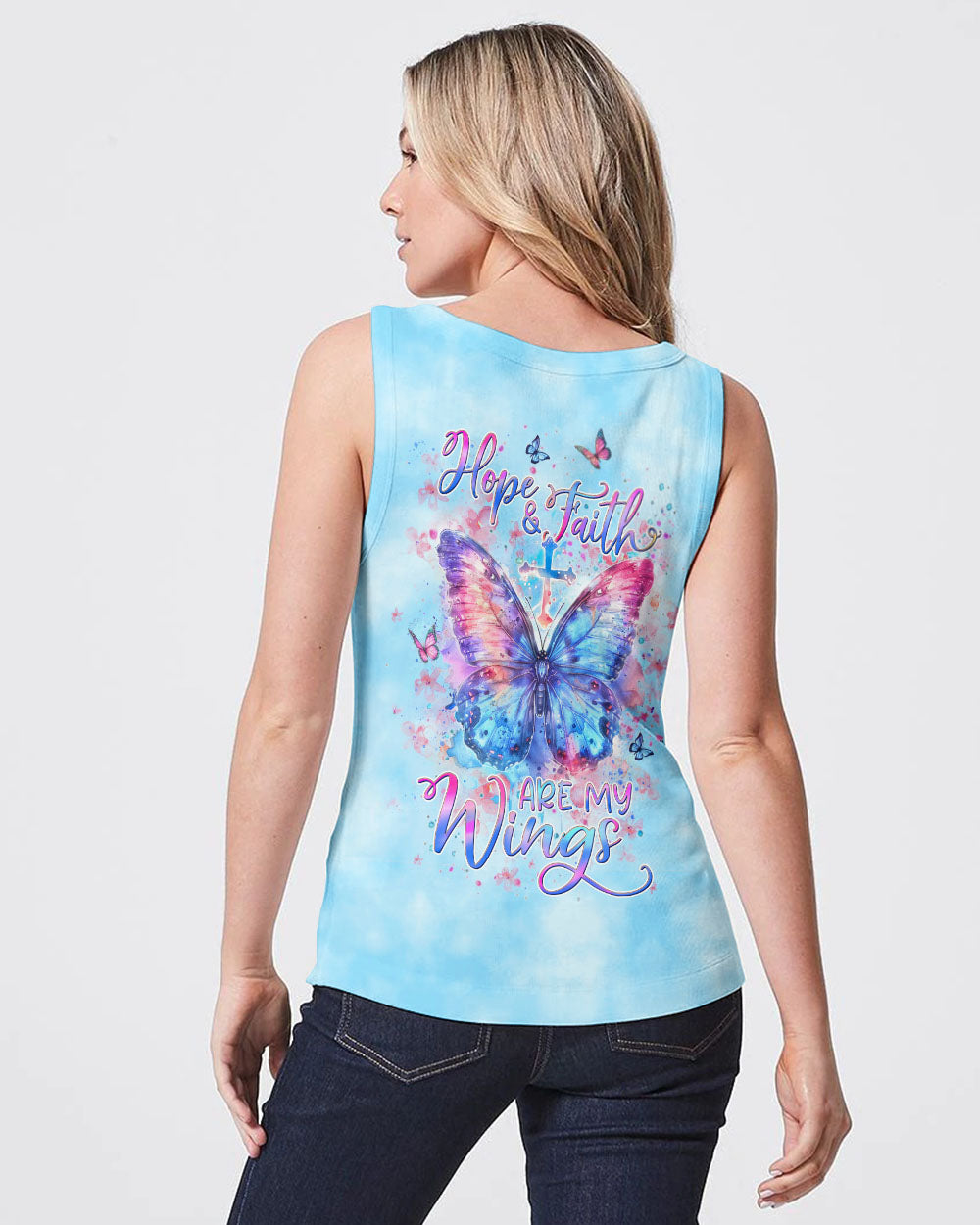 Hope And Faith Are My Wings Women's All Over Print Shirt - Yhdu1803245