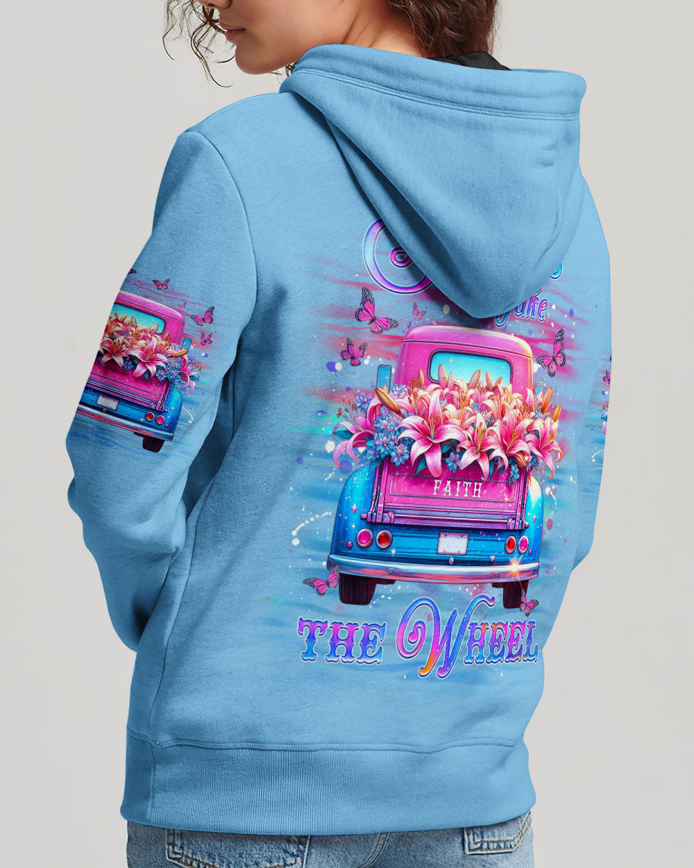 Jesus Take The Wheel Women's All Over Print Shirt - Yhdu1803253