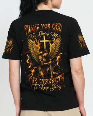 Thank You God Warrior Women's All Over Print Shirt - Yhdu1804252