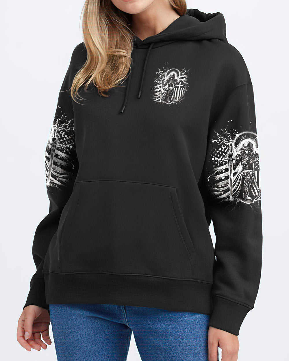 God's Warrior Women's All Over Print Shirt - Yhdu1902253