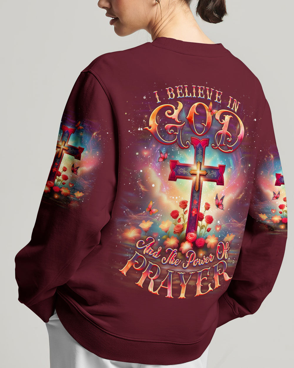 I Believe In God Women's All Over Print Shirt - Yhdu1903254
