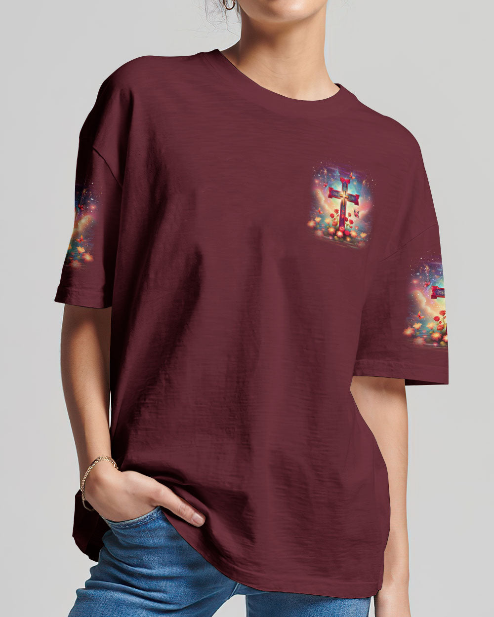 I Believe In God Women's All Over Print Shirt - Yhdu1903254