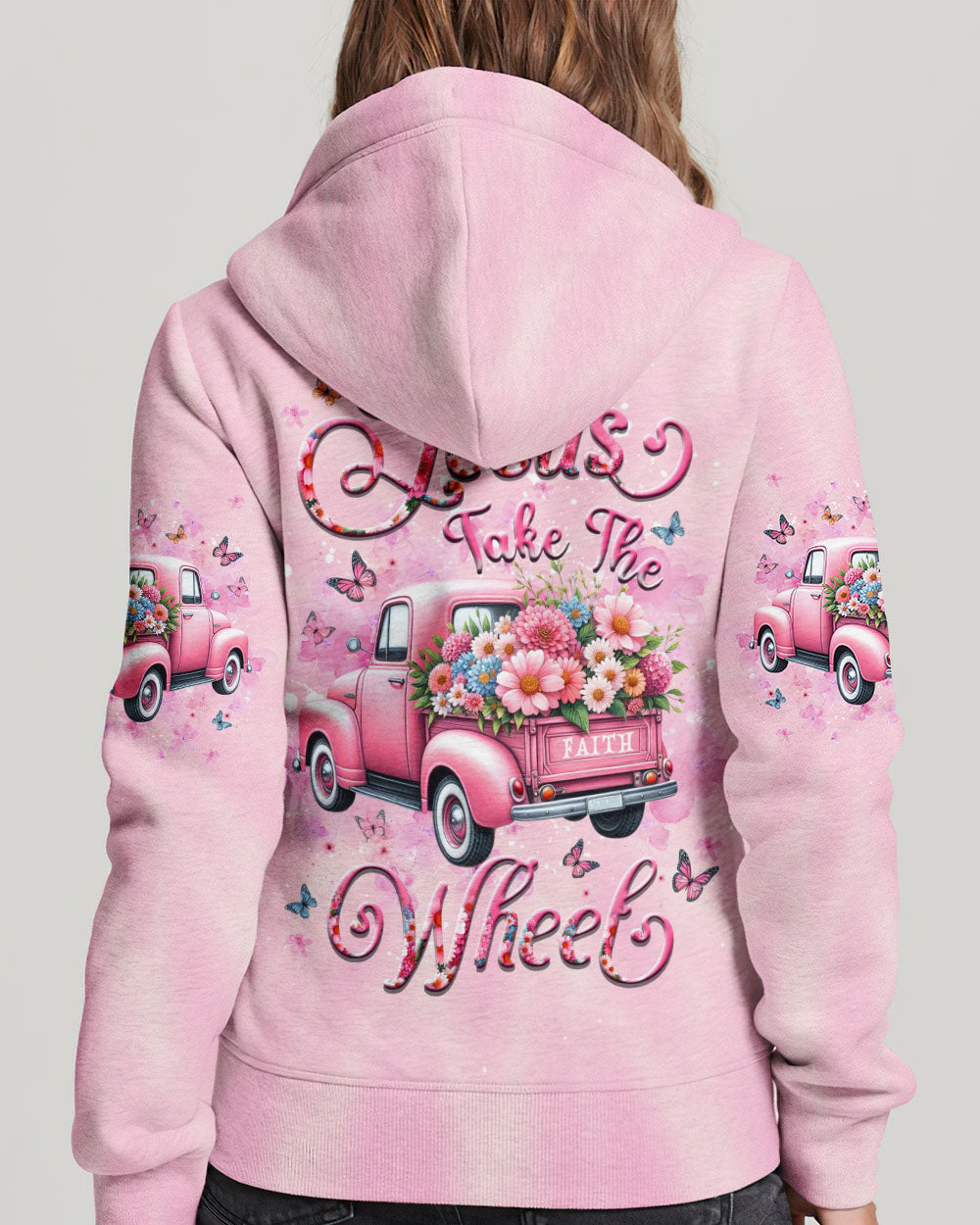 Jesus Take The Wheel Women's All Over Print Shirt - Yhdu1904254