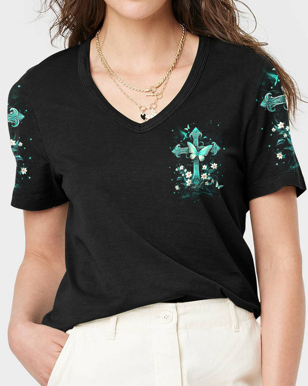 Believe In What You Pray For Women's All Over Print Shirt - Yhdu2111231