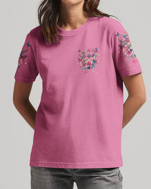 Worry Ends When Faith Begins Women's All Over Print Shirt - Yhdu2201243