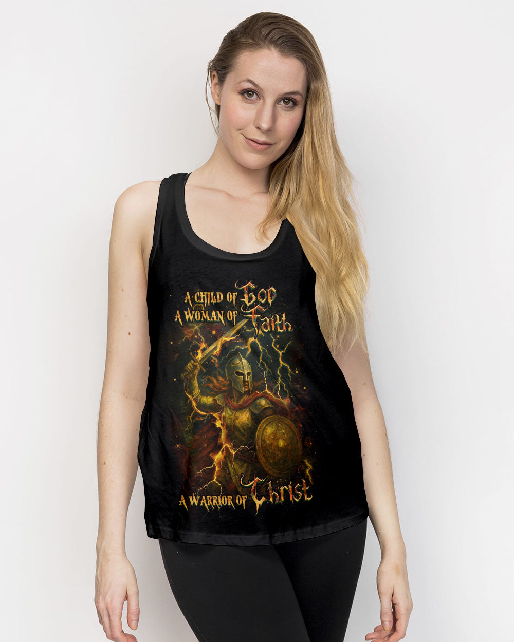A Child Of God A Woman Of Faith Women's All Over Print Shirt - Yhdu2204253