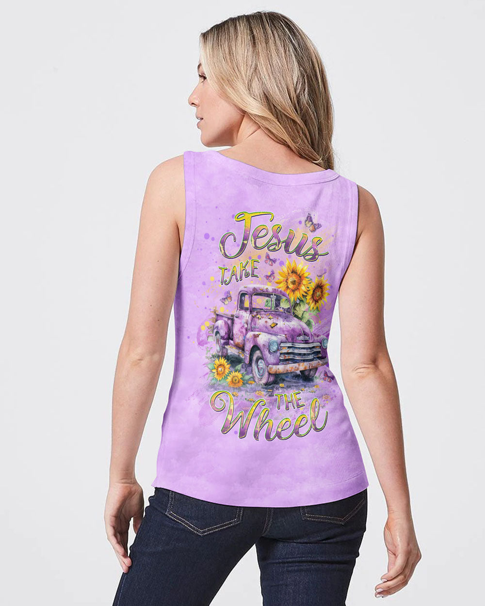 Jesus Take The Wheel Women's All Over Print Shirt - Yhdu2404242