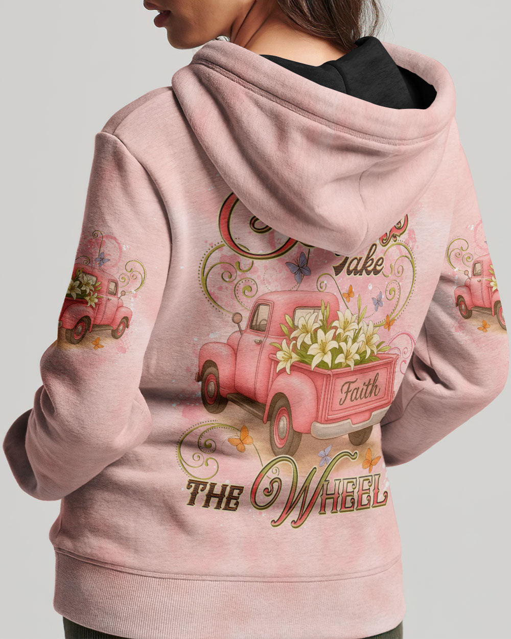 Jesus Take The Wheel Women's All Over Print Shirt - Yhdu2406253