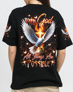 With God All Things Are Possible Women's All Over Print Shirt - Yhdu2502253