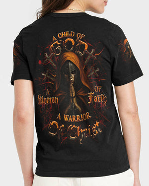 A Child Of God A Woman Of Faith Women's All Over Print Shirt - Yhdu2506251